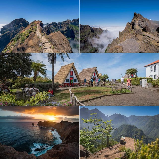 Madeira Funchal:East Tour Pico Arieiro & Santana&Laurissilva - Ponta São Lourenço and Madeira’s dry eastern edge