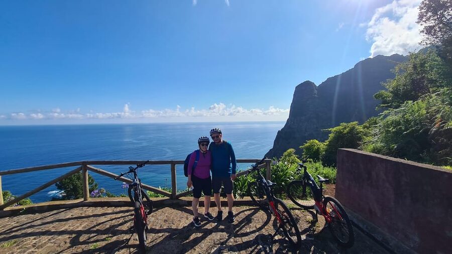 Madeira: Guided E-bike Tour of the North Coast - Through laurel forest and cultivated hillsides
