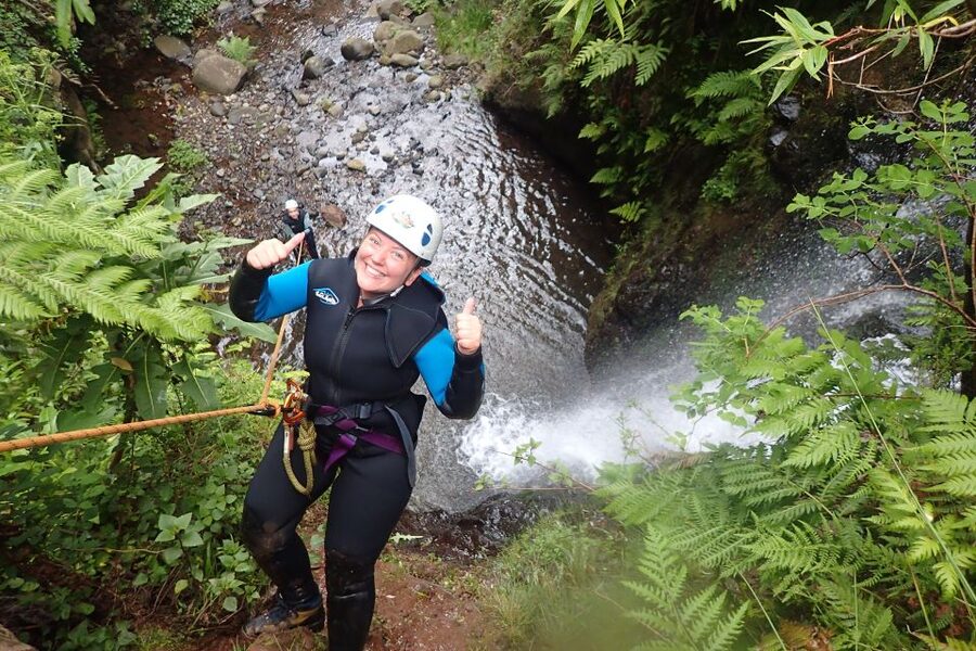 Madeira: Level-1 Canyoning Adventure - Changing into gear and learning the basics