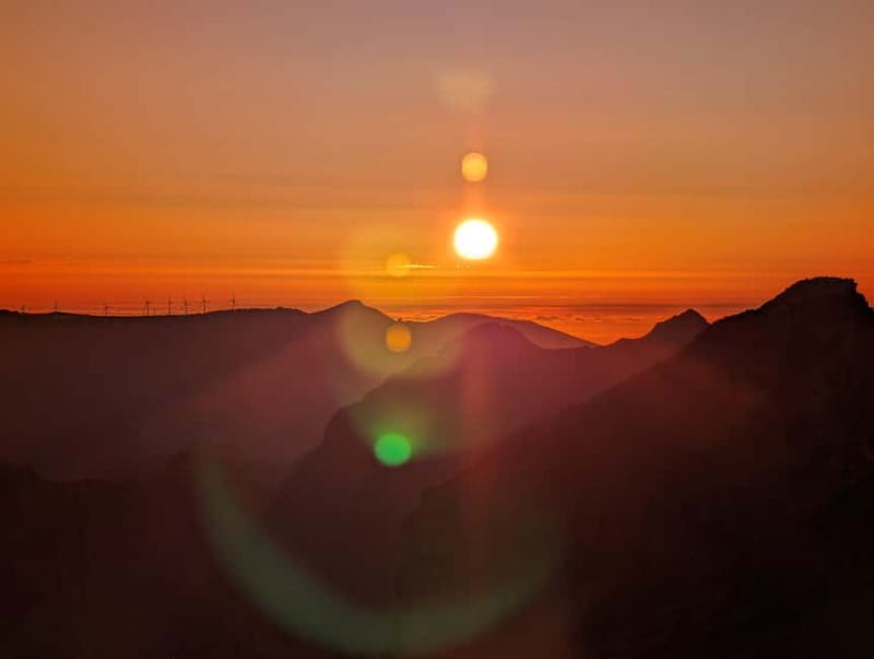 Madeira: Pico do Arieiro Sunset with Optional Dinner - The mountain route and the first stop for dinner