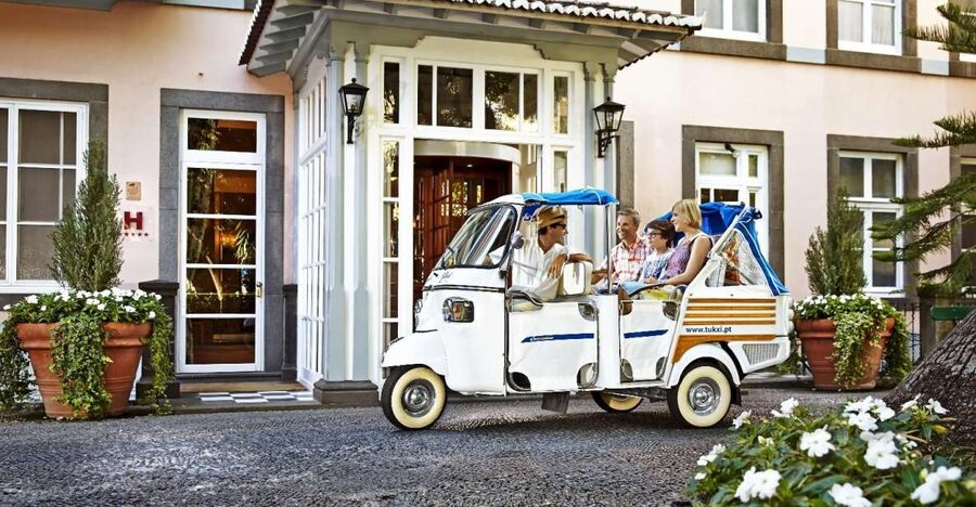 Madeira: Private Monte tour on a Tukxi - The climb from Funchal brings the first views
