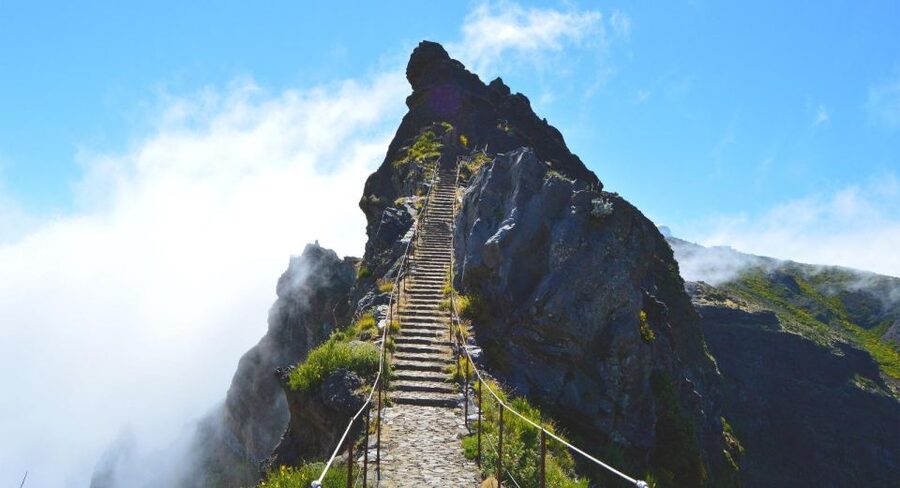 Madeira Stairway to Heaven to Larano Hike Mountain to Sea - The Vereda do Larano coastal walk