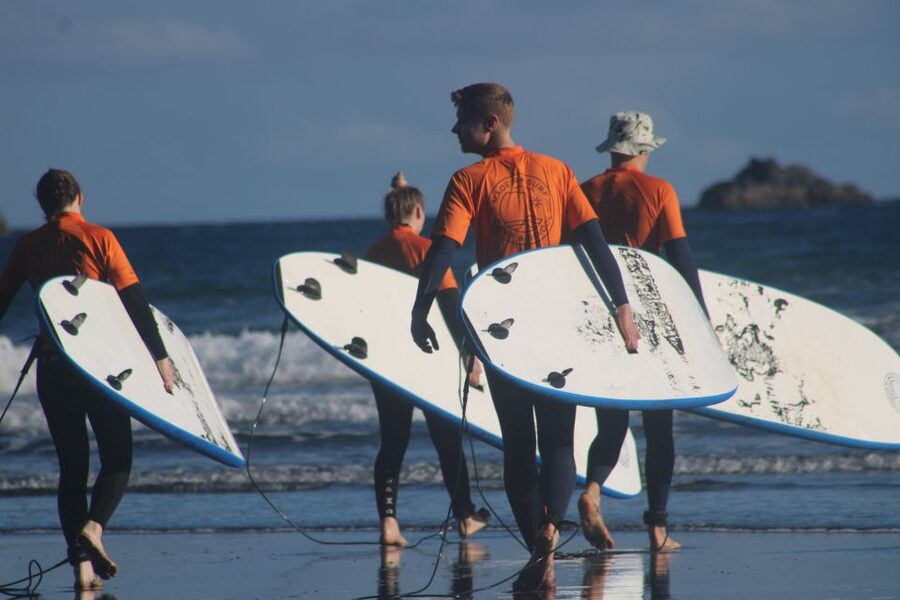 Madeira: surf lesson at Porto da Cruz - When conditions change at Porto da Cruz