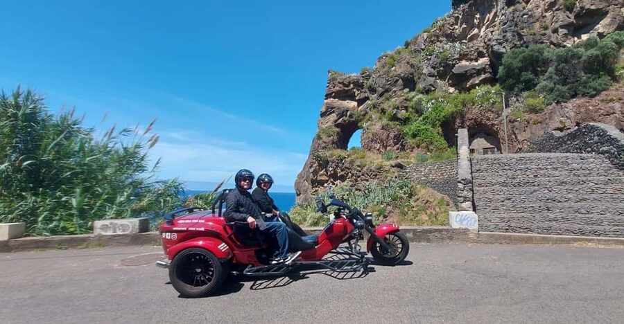 Madeira : Trike Guided Tour of the Island - Madeira from the back of a trike