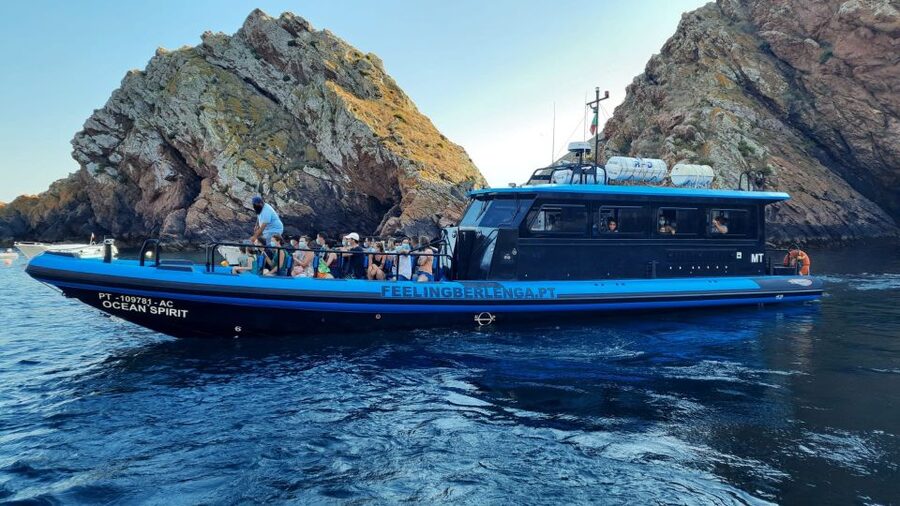 Peniche: Berlengas Island Trip, Hiking and Cave Tour - Hiking from the fort toward the lighthouse