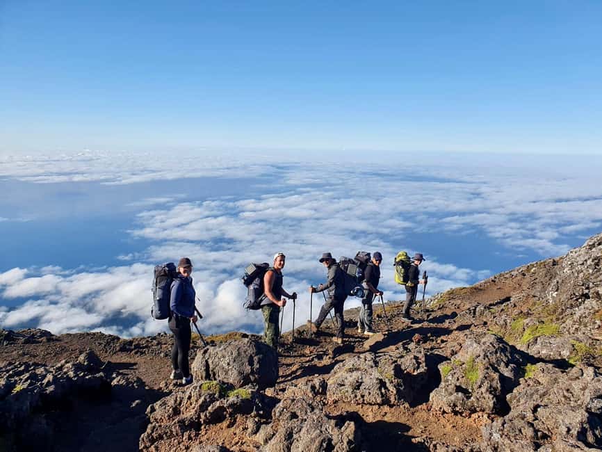 Pico island: Climb Mount Pico, highest mountain in Portugal - Starting at Mountain House at 1,250 meters