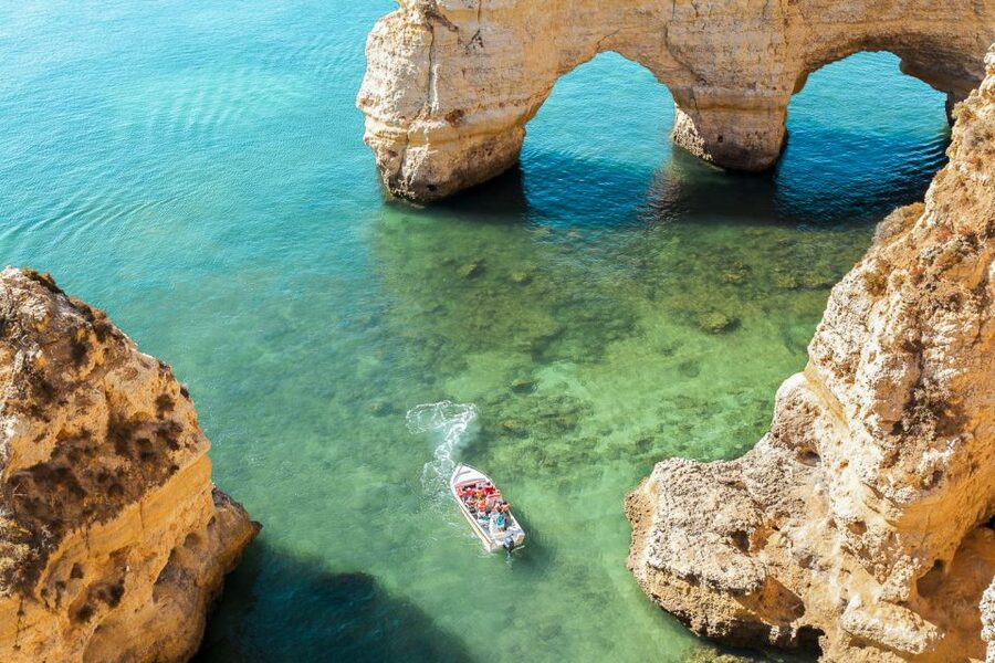 Portimão: Benagil Cave and Praia de Marinha Boat Tour - The return ride and the chance of dolphins