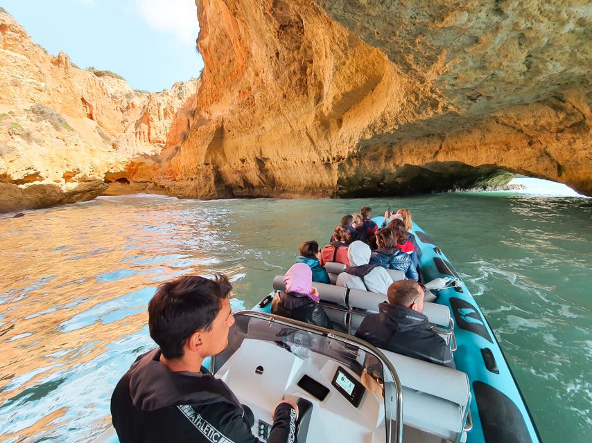 Portimão: Benagil Cave and Praia de Marinha Boat Tour - From Portimão to the first coastal landmarks