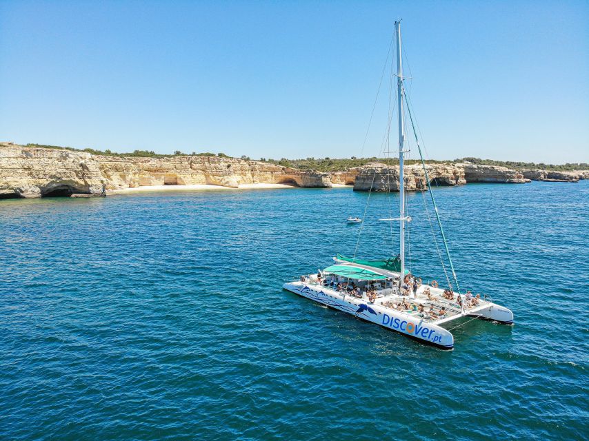 Portimao: Benagil Caves & Coastline Cruise - Praia da Marinha and the Swim Stop