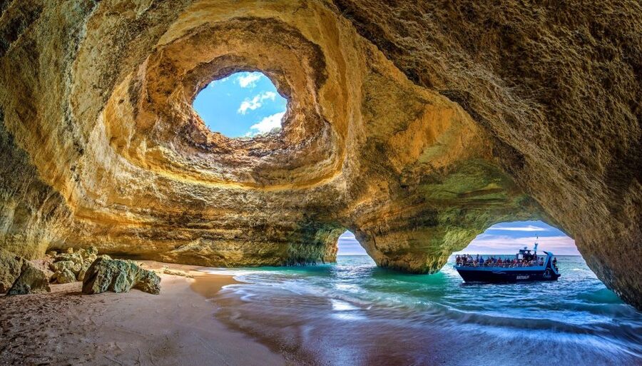 Portimão: Benagil Caves & Dolphins Watching with Biologist - Swimming from the boat, only when conditions allow