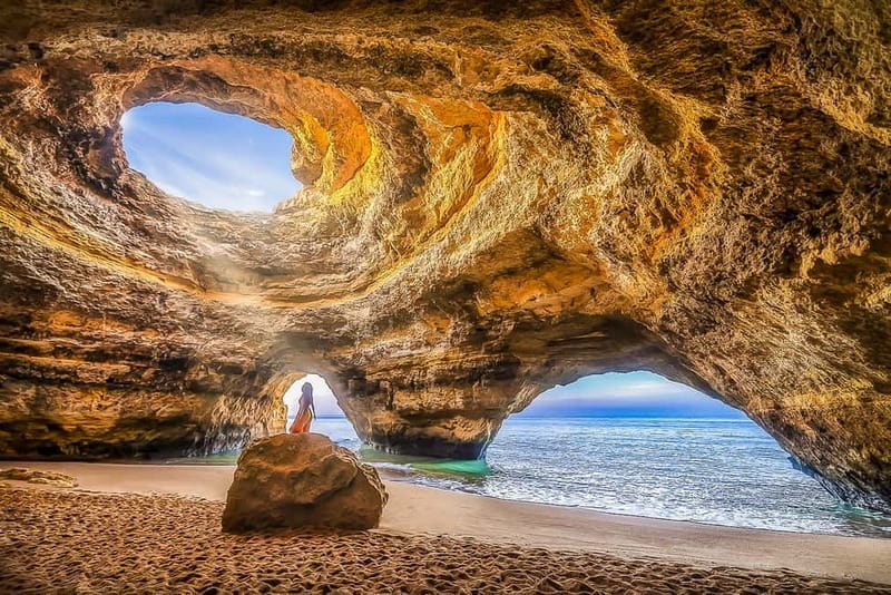 Portimão: Benagil Caves Speed Boat Tour with Sunset Option - The Portimão departure and the first coastal views