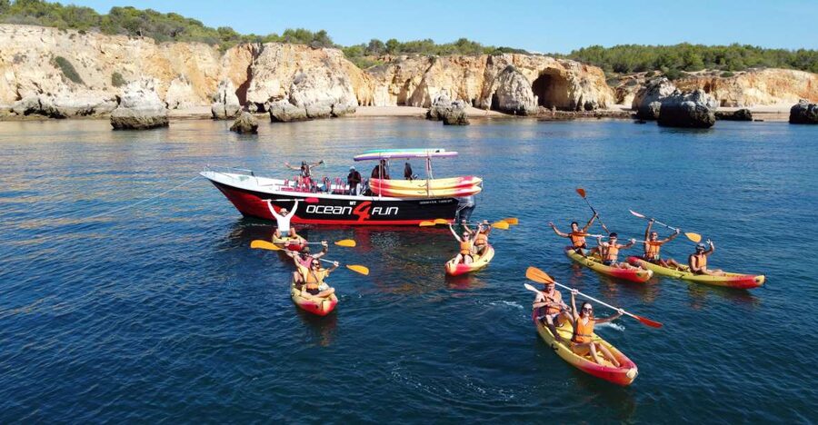 Portimão: Benagil Caves Speedboat and Kayak Guided Tour - Choosing the best departure time