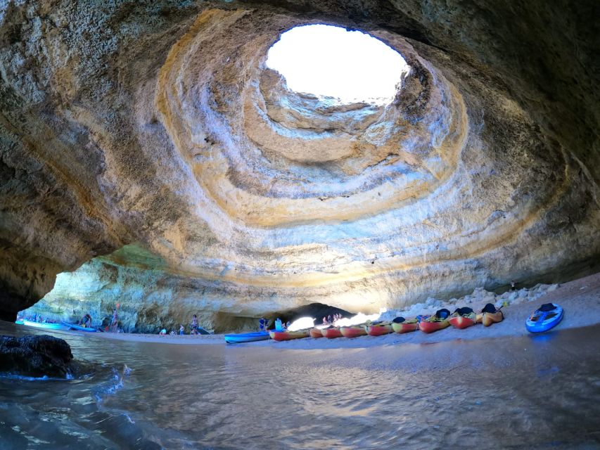 Portimão: Kayak Tour of Benagil Caves - Caves and coves beyond Benagil