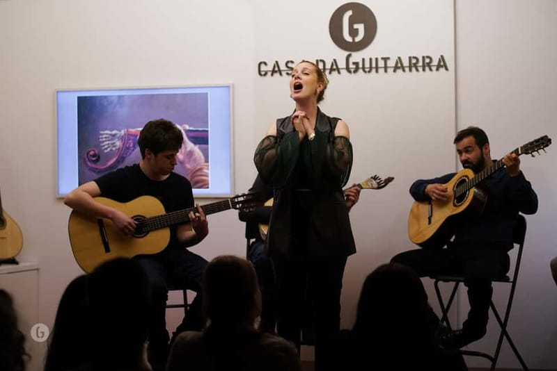 Porto: Authentic Fado Show, Port Wine & Handmade Instruments - Entering Casa da Guitarra near Dom Luís Bridge