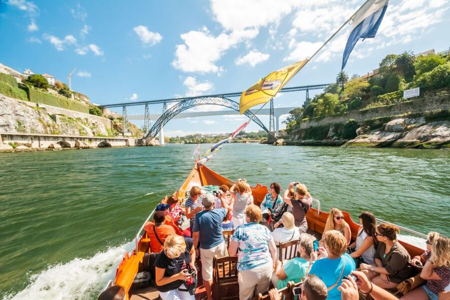 Porto: City Train Tour, River Cruise & Wine Cellar - Real Companhia Velha and the port tasting