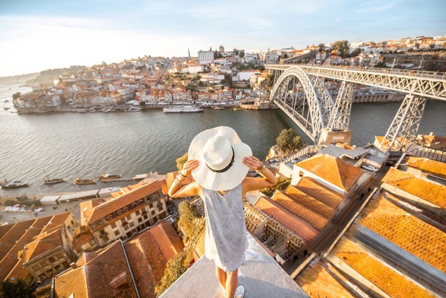 Porto: Hop-on Hop-off Bus with Optional Cruise & Wine Cellar - Orange Line crosses into Gaia and port wine country