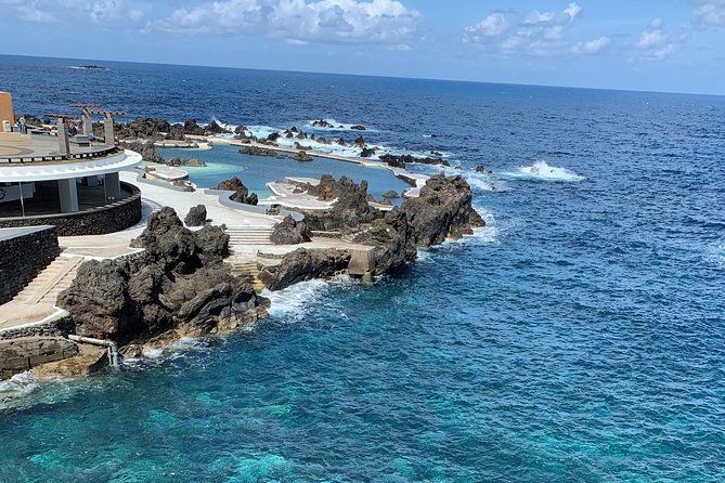 Porto Moniz, Seixal, Fanal Forest, Cliff Skywalk in Open Roof 4X4 - Porto Moniz pools: the day’s best chance to swim