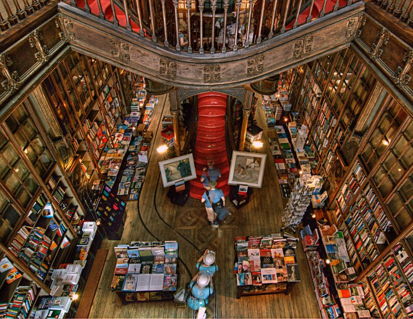 Porto: Walking Tour, Lello Bookshop, Boat and Cable Car - Inside Livraria Lello for 40 minutes
