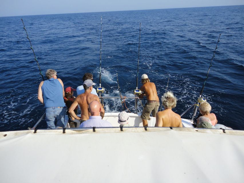 Quarteira: Algarve Reef Fishing Boat Trip with Gear - Leaving Quarteira aboard Rascasso