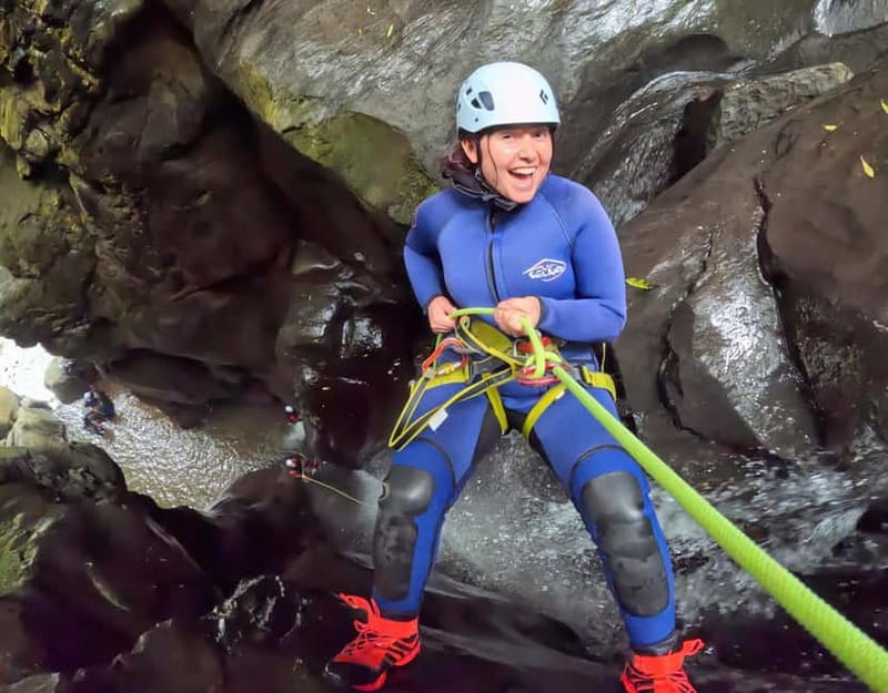 São Miguel: AdventurePark Canyoning Salto do Cabrito, Azores - Jumps, slides, and a zipline through the gorge