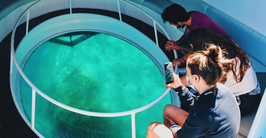 São Miguel: Glass Bottom Boat Tour with Snorkeling - Setting out from Vila Franca do Campo Marina