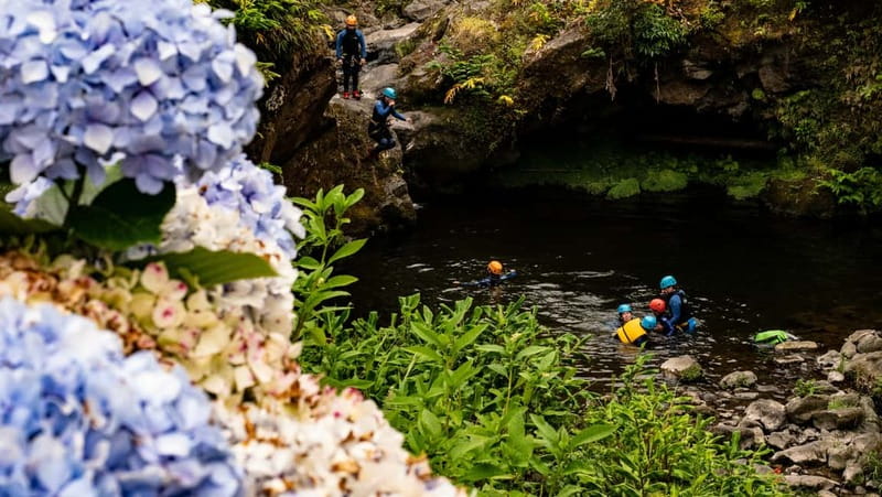 Sao Miguel: Ribeira dos Caldeiroes Canyoning Experience - The 1.5-Hour Route Through Water and Rock