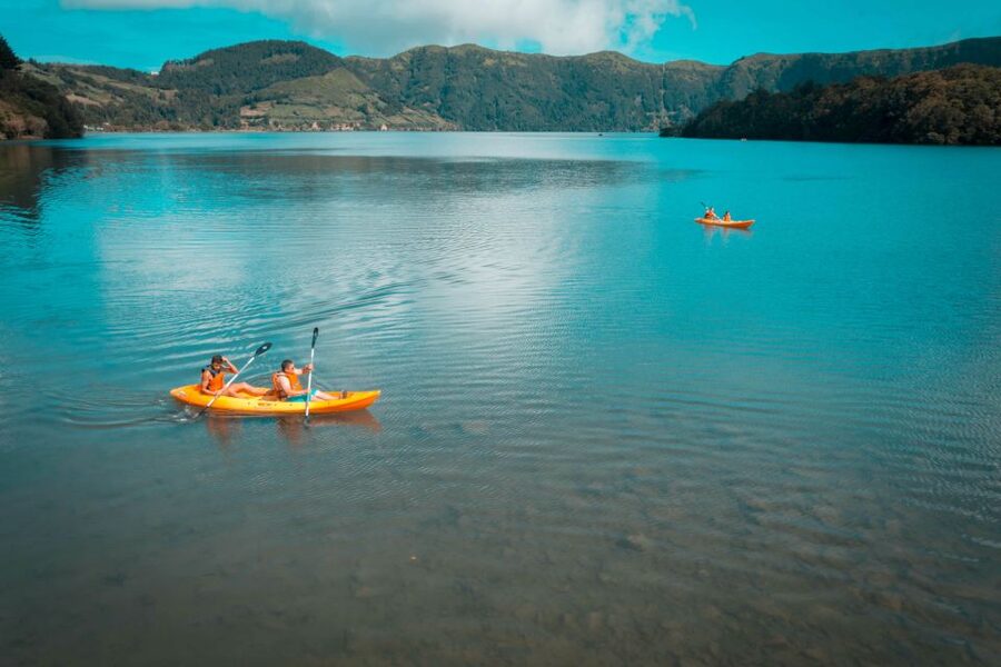 Sete Cidades: Kayaking and Biking Adventure - One and a half hours across the lake