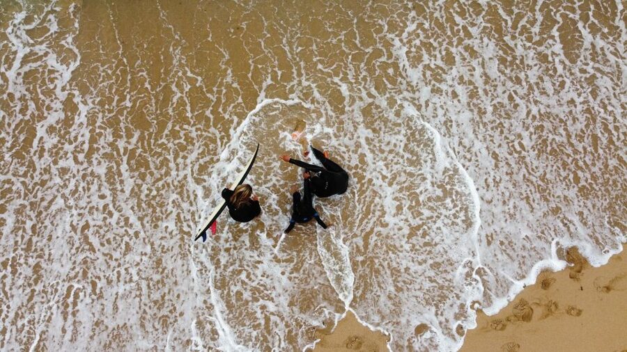 Surfing lessons at Ericeira World Surf Recognized - Meeting Rui and getting ready at the Boardriders shop