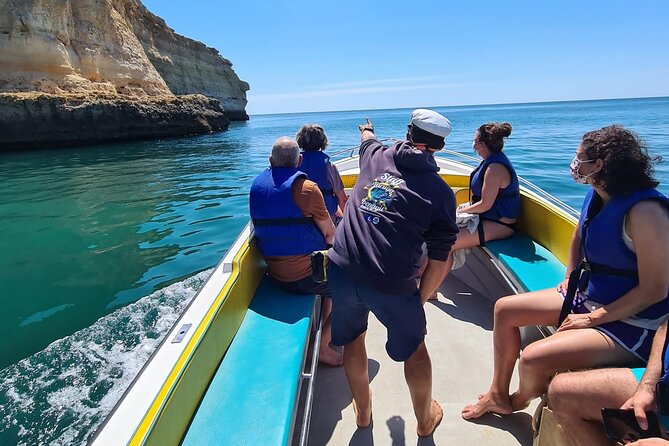 Traditional Tour - Benagil Cave - Boarding at Benagil Beach